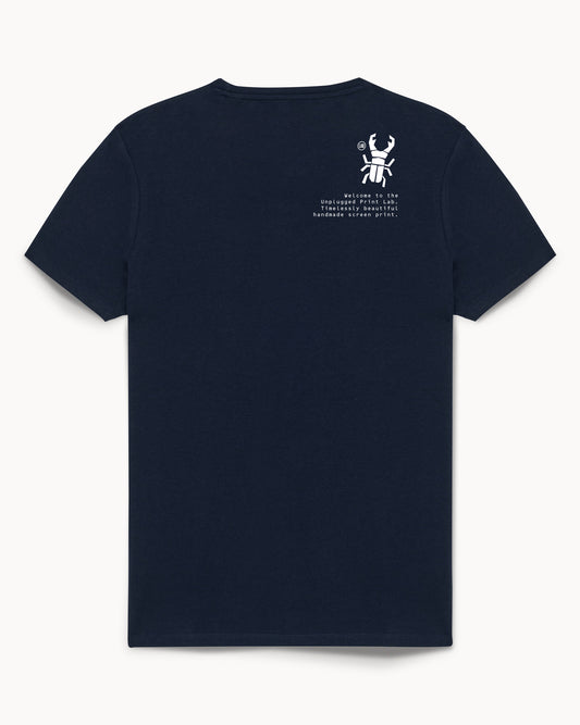 Bio T-Shirt Siebdruck Stagbeetle UPPL unplugged print lab