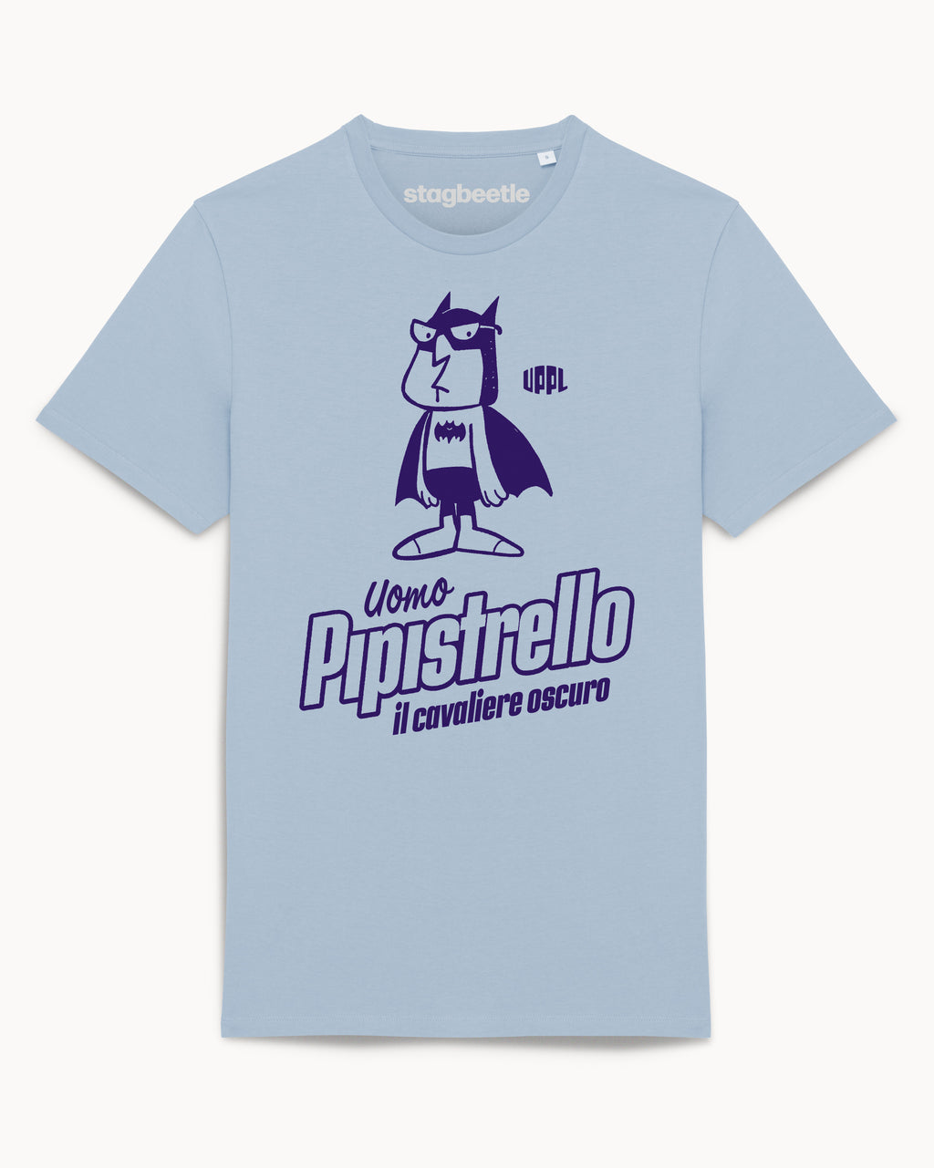 Bio-Shirt Pipistrello Blau