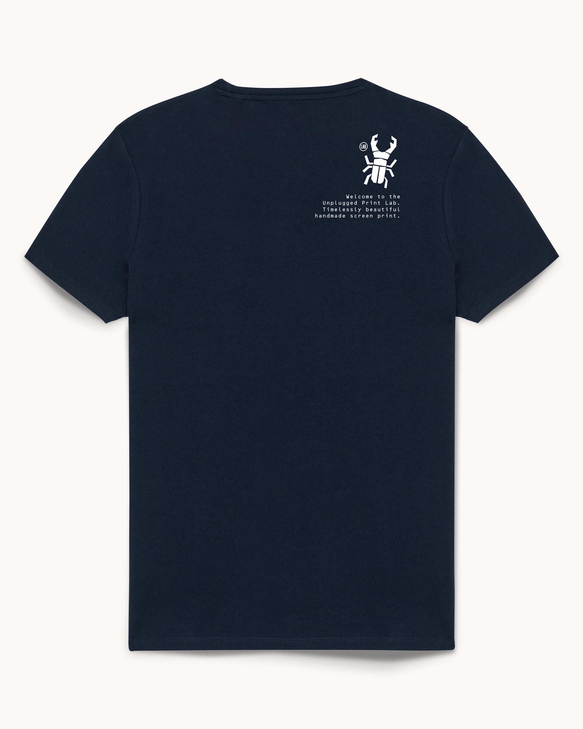 Bio T-Shirt Siebdruck Stagbeetle UPPL unplugged print lab