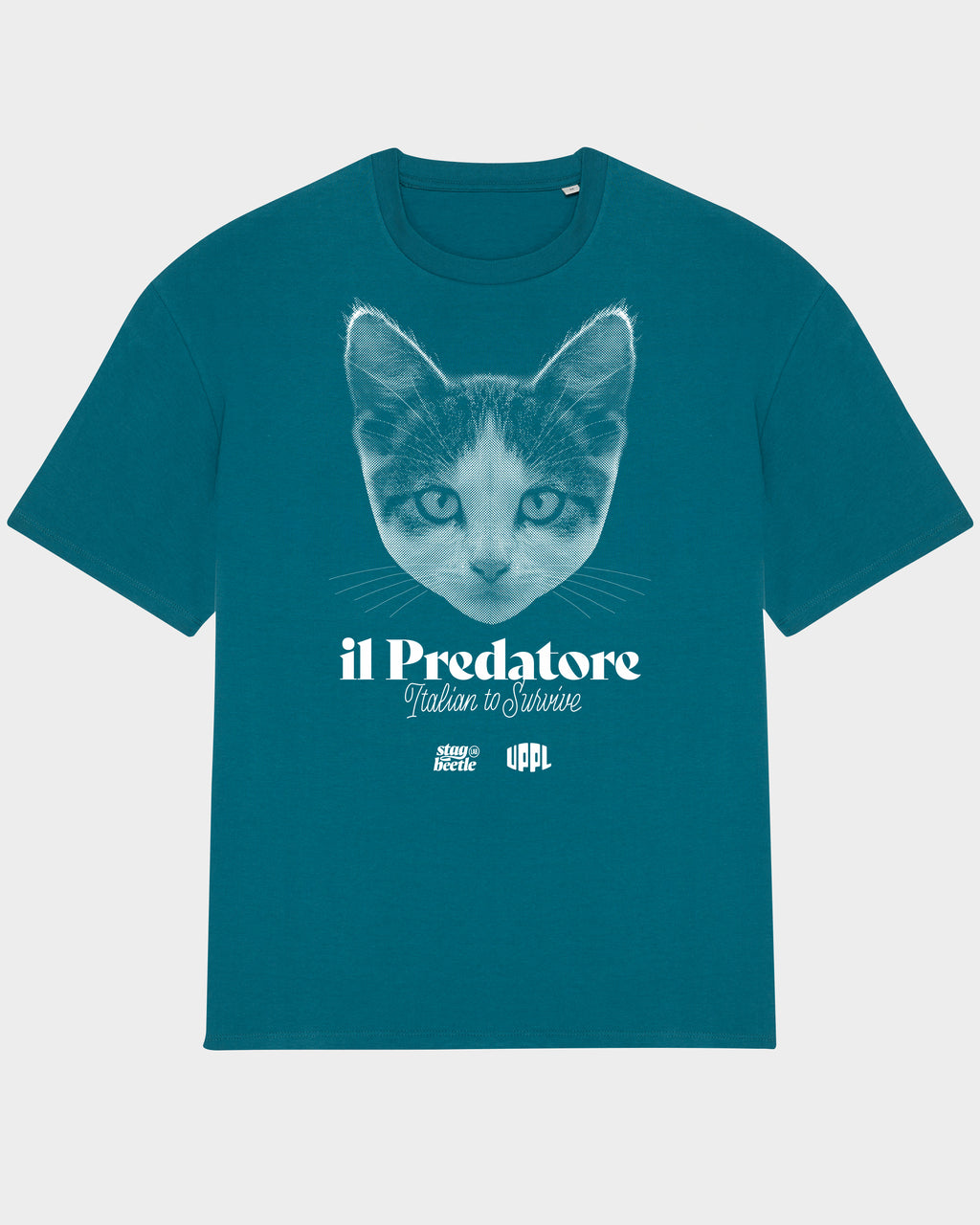 Bio-Shirt mit hängenden Schultern - il predatoe