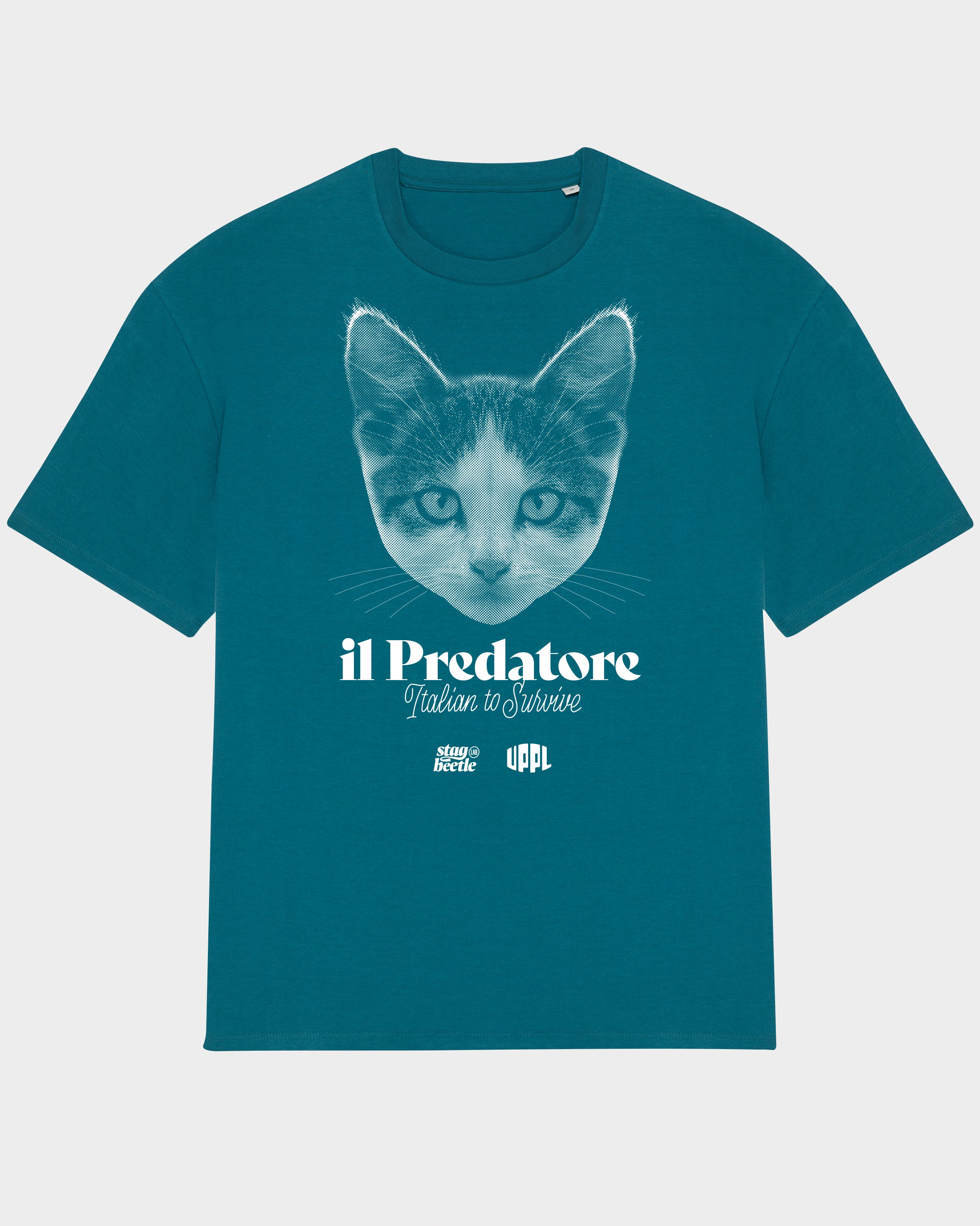 Bio-Shirt mit hängenden Schultern - il predatoe