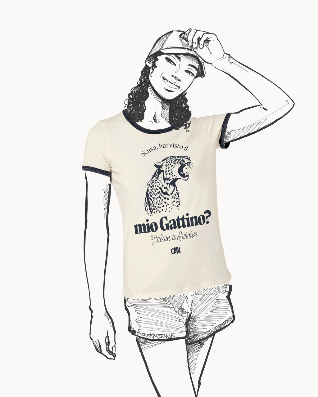 Bio-Retro T-Shirt Il mio gattino