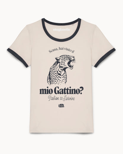 Bio-Retro T-Shirt Il mio gattino