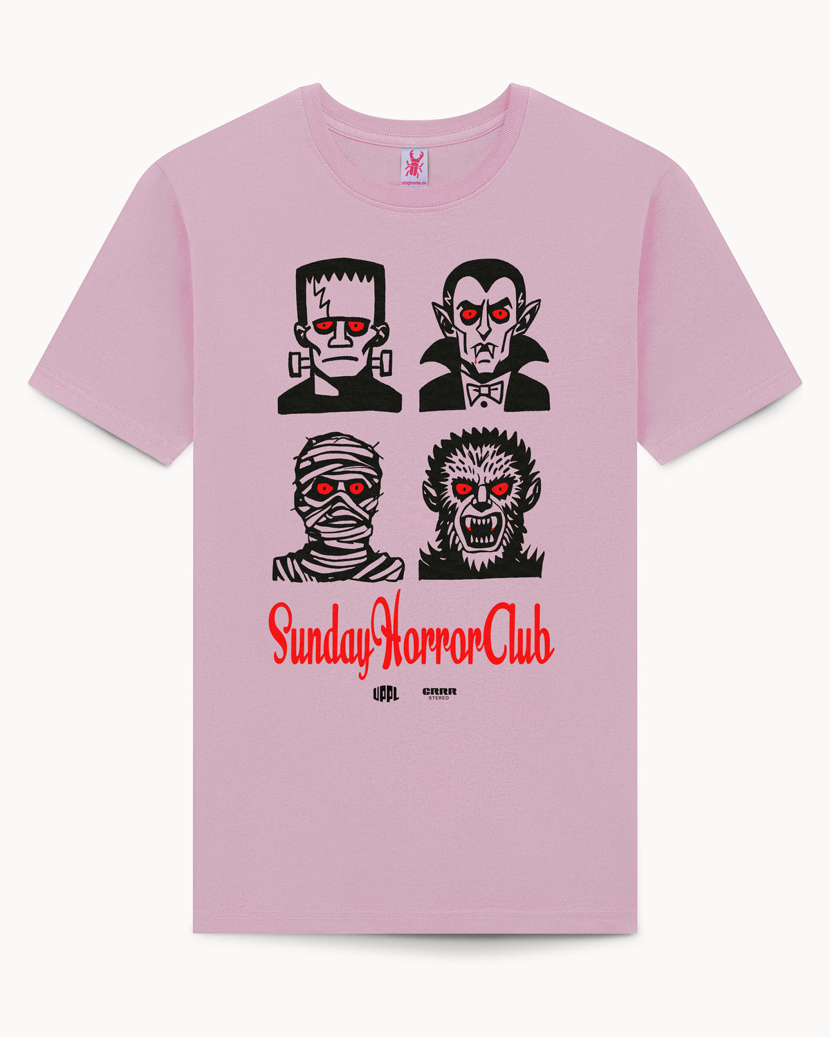 Bio-Shirt Sunday Horror Club pink