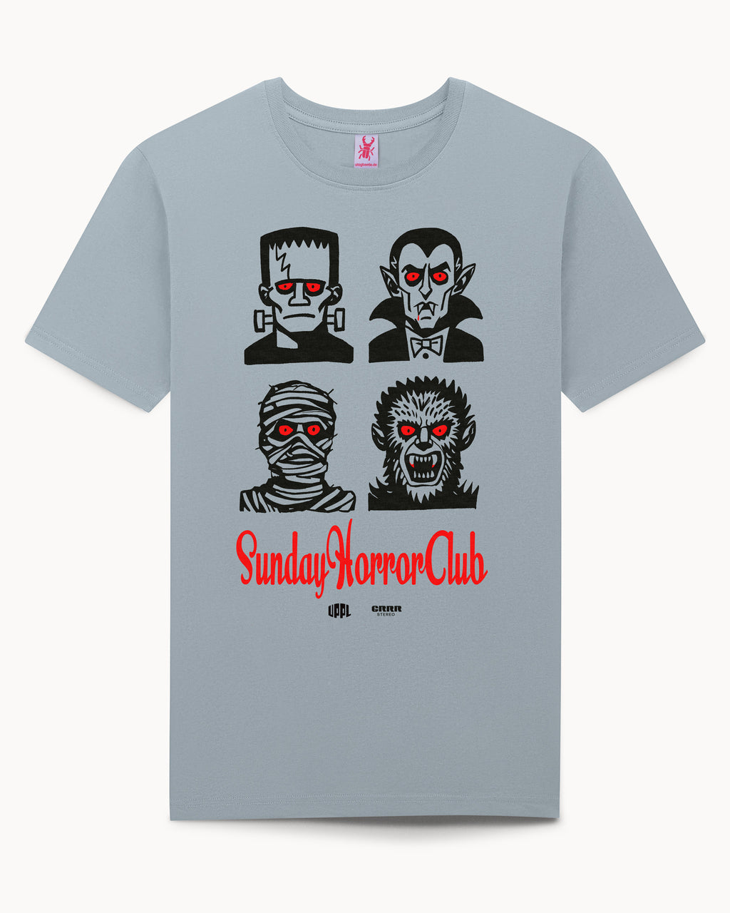 Bio-Shirt Sunday Horror Club grau